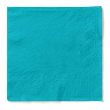 Asztali szalvéták 3 rétegű, Tissue - Aquablue / 33 x 33 cm / 20 db papírárú, csomagoló és tárolóeszköz