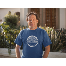  Asztalos felirat kék póló egyedi ajándék