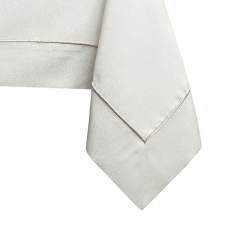  Asztalterítő Empire krémszínű sima klasszikus 130x180 AmeliaHome lakástextília