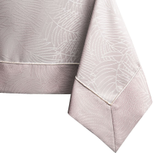  Asztalterítő Gaia púderrózsaszín dombornyomott növényi 140x450 AmeliaHome lakástextília