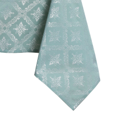  Asztalterítő Maya mentazöld nyomott klasszikus 110x200 DecoKing lakástextília