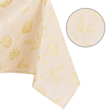  Asztalterítő sárga nyomott ünnepi 130x180 AmeliaHome lakástextília
