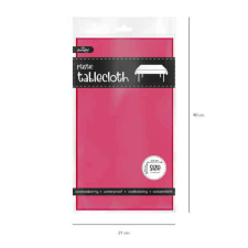  Asztalterítő,sötét pink, 137x 274 cm party kellék