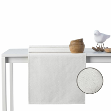  Asztalterítő Sparkle krémszínű metálfényes modern 115x250+35x250 DecoKing lakástextília