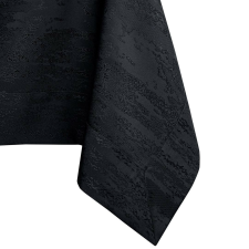  Asztalterítő Vesta fekete dombornyomott modern 120x220 AmeliaHome party kellék