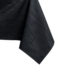 Asztalterítő Vesta fekete dombornyomott modern 155x450 AmeliaHome lakástextília