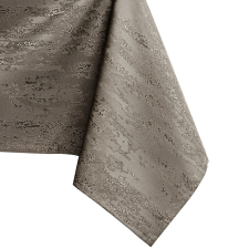  Asztalterítő Vesta kapucsínó dombornyomott modern 130x130 AmeliaHome lakástextília