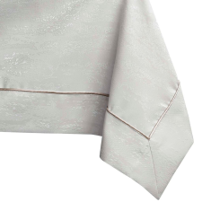  Asztalterítő Vesta krémszínű dombornyomott modern 140x500 AmeliaHome lakástextília