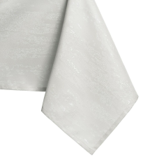 Asztalterítő Vesta krémszínű dombornyomott modern 155x400 owal AmeliaHome lakástextília