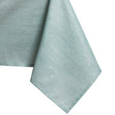 Asztalterítő Vesta mentazöld dombornyomott modern 155x450 AmeliaHome lakástextília