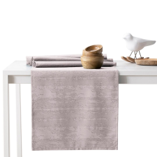  Asztalterítő Vesta púderrózsaszín dombornyomott modern 140x300 AmeliaHome lakástextília