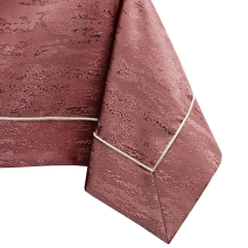  Asztalterítő Vesta rózsaszín dombornyomott modern 140x140 AmeliaHome lakástextília