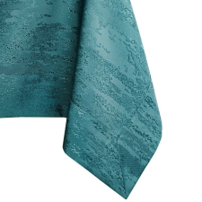  Asztalterítő Vesta tengerzöld dombornyomott modern 130x130 AmeliaHome lakástextília
