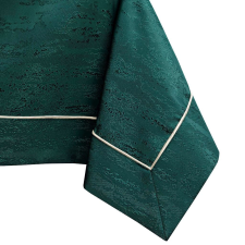  Asztalterítő Vesta üvegzöld dombornyomott modern 130x180 AmeliaHome lakástextília