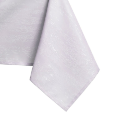  Asztalterítő Vesta világoslila dombornyomott modern 140 koło AmeliaHome lakástextília