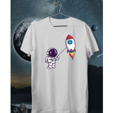  Asztronauta űrhajóval-póló gyerek póló