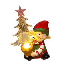  At24-215010 Kari Fig.Elf Led. 17 Cm dekorációs kellék