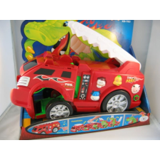  Átalakulós tűzoltó autó játékfigura