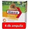 Ataxxa 4db : Ataxxa 200mg/40mg rácsepegtető oldat kutyára 4kg-ig 1db ampulla ( Tilos macskára rakni )