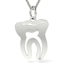 Atcom Jewelry ATCOM Ezüst Fog Medál Nyaklánc - 15 mm nyaklánc