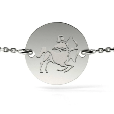 Atcom Jewelry ATCOM - Nyilas Jegy Ezüst Karkötő - 12 mm karkötő