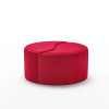 Atelier del Sofa Alis Pouf Red zsámoly, piros