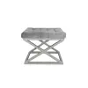  Atelier Del Sofa Capraz puff, ezüstszürke
