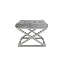  Atelier Del Sofa Capraz puff, ezüstszürke bútor
