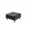  Atelier Del Sofa Pouffe Anthracite Pia - Anthracite