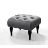  Atelier Del Sofa Puff Szürke Virágos - Szürke