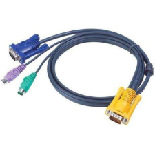 ATEN 2L5203P KVM kábel Fekete 3 M (2L5203P) kábel és adapter