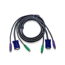 ATEN 2L-1001P/C 1, 8m PS/2 VGA Standard KVM Cable kábel és adapter