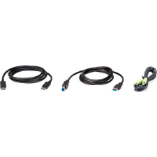 ATEN 2L-7D02UDPX3 KVM kábel Fekete 1,8 M (2L-7D02UDPX3) kábel és adapter