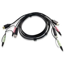 ATEN 2L-7D02UH KVM Kábel USB és HDMI,   1,8m kábel és adapter