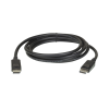 ATEN 2L-7D03DP DisplayPort kábel 3 M Fekete (2L-7D03DP)