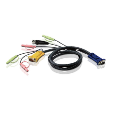 ATEN Aten 2L-5305U USB-VGA kábel - 5m kábel és adapter