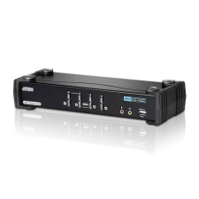 ATEN CS1784A 4-Port USB DVI Dual Link/Audio KVMP Switch hub és switch
