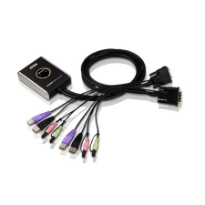 ATEN CS682 KVM Switch 2PC USB DVI + kábel hub és switch