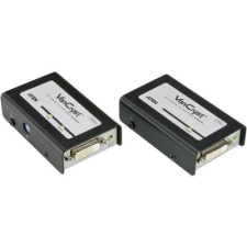ATEN DVI Extender, jeltovábbító RJ45 csatlakozással, max.60m-ig Aten VE600A-AT-G kábel és adapter