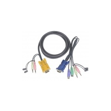 ATEN KVM Console kábel PS/2 3m /2L-5303P/ kábel és adapter