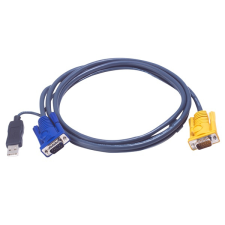ATEN KVM Kábel USB VGA 3.0m kábel és adapter