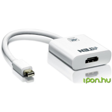 ATEN Mini DisplayPort HDMI Átalakító Fehér 10cm VC981 audió/videó kellék, kábel és adapter