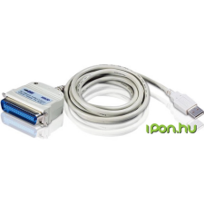 ATEN USB Párhuzamos Átalakító Szürke 1.8m UC1284B kábel és adapter