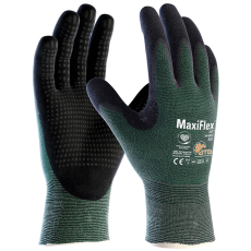 ATG 34-8443 MaxiFlex Cut vágásbiztos védőkesztyű (zöld/fekete, 7/S)