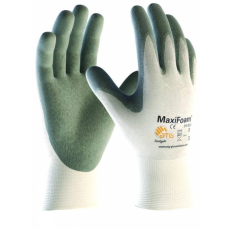 ATG Kesztyű ATG (34-800) Maxifoam tenyér mártott nitril hab white/green 08