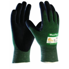 ATG Kesztyű ATG (34-8743) Maxiflex Cut vágásálló precíziós tenyérmártott green/black 06 védőkesztyű