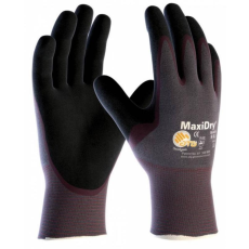 ATG Kesztyű ATG (56-424) Maxidry tenyér mártott szerelő olajálló purple/black 10