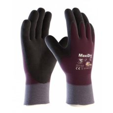 ATG Kesztyű ATG (56-451) Maxidry Zero nitril tenyérmártott purple/black 8