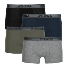 Athena Boxerek BASIC COTON Pack de 4 Fekete EU M férfi alsó
