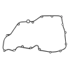Athena kuplungfedél tömítés APRILIA 1000 RSV4 R 2009-2013, TUONO V4 R 2011-2014 (db-ra értékesítve) Athena Motor alkatrészek Tömítések Egyéb tömítések